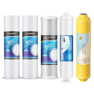 Kasečių rinkinys atvirkštinio osmoso sistemoms 6 pakopų be membranos (RO6)