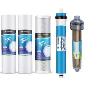 Kasečių rinkinys AQUARIUS MAXI - DEMI - RO SISTEMAI + 75 GPD membrana