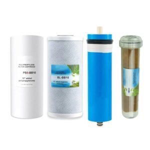 Kasečių rinkinys WATERLOVERS 1000 GPD DEMI sistemoms + MEMBRANA