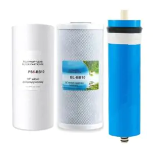 Kasečių rinkinys WATERLOVERS 1000 GPD sistemoms + MEMBRANA